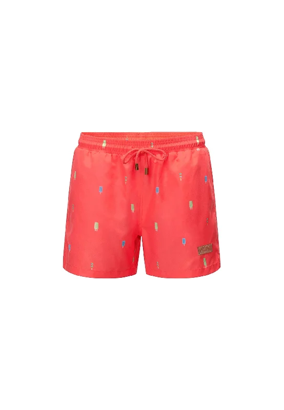 Men's Swim Shorts with Zippered Pockets to Securely Hold ValuablesPopsicle Kids