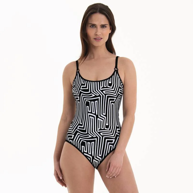 Rosa Faia Marinet Swimsuit - Black