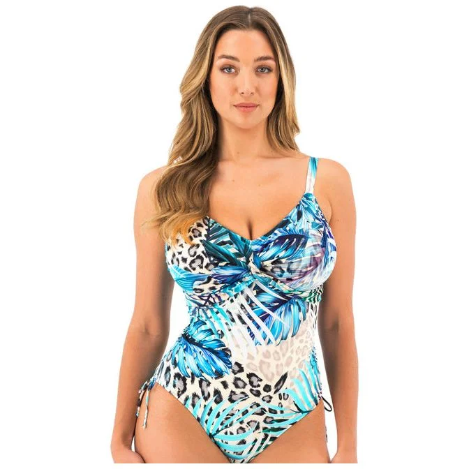 Fantasie Kabini Oasis Underwired Twist Front Swimsuit