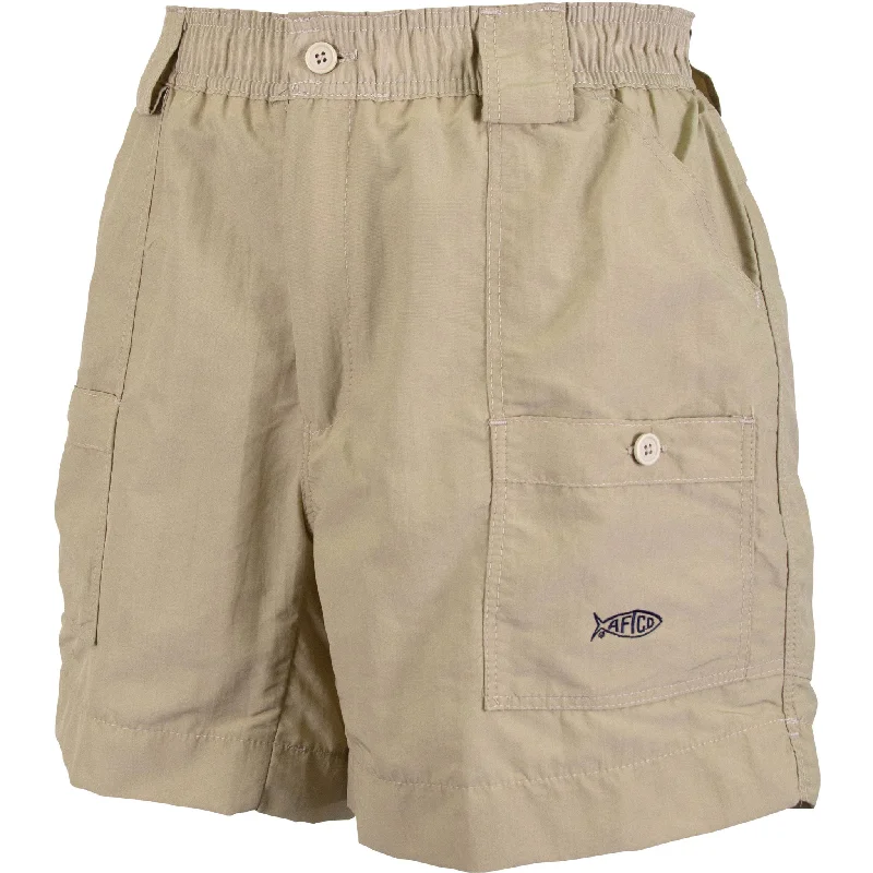 Men's zip - pocket canvas shorts for added functionality during travelAftco - The  Original Fishing Short