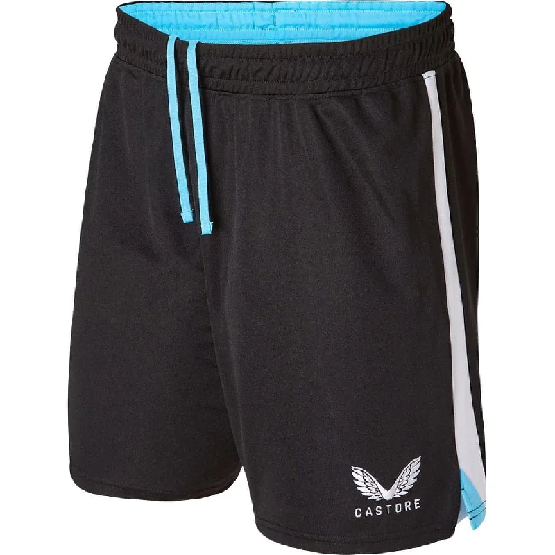 Men's side - stripe track shorts for a sporty running lookCastore Newcastle United Home 2021/22 Mens Football Shorts