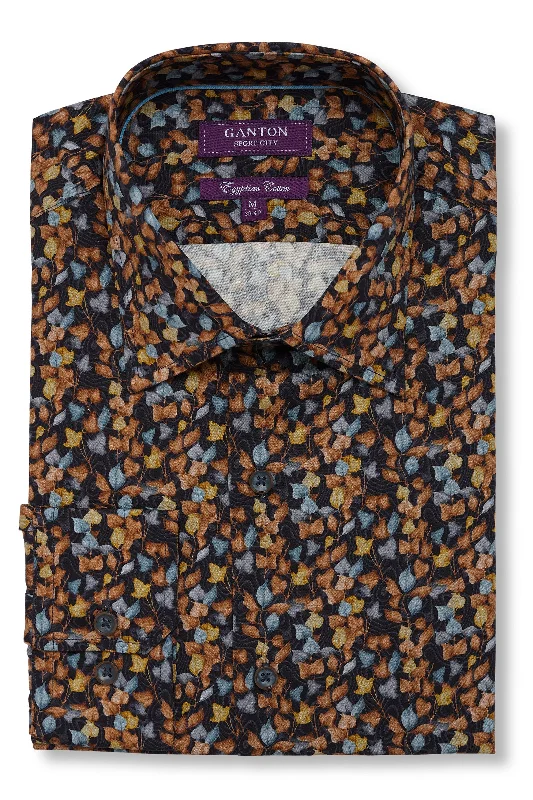 Men's Slim - Fit Printed Floral Casual Shirts in Pastel Colors for a Spring - Inspired VibeCamden Shirt