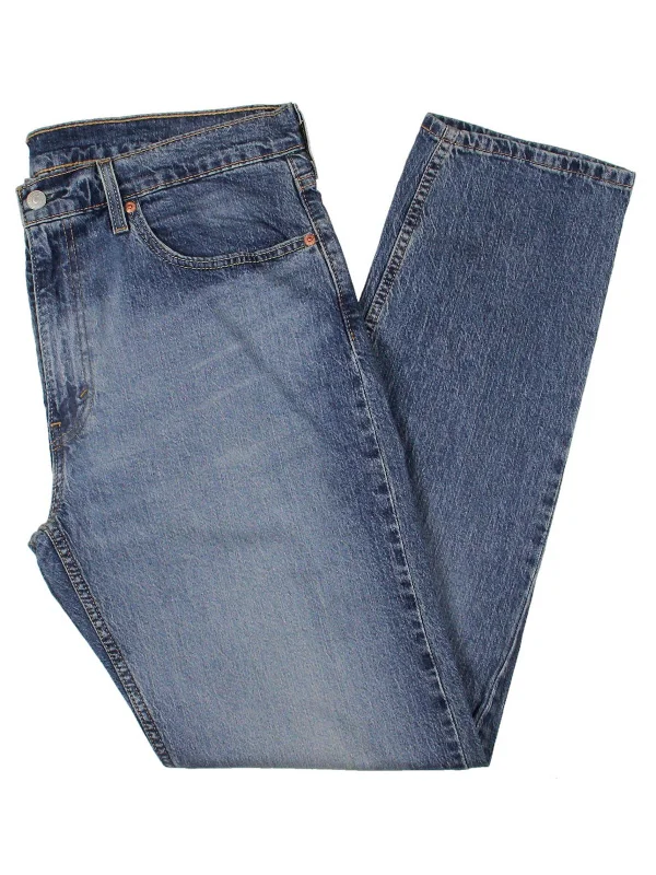 Plus Size Men's Relaxed Fit Jeans with a Tapered Leg for a Laid - Back Vibe502 Mens Denim Mid-Rise Tapered Leg Jeans