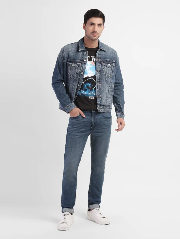 Men's Ripped Skinny Jeans in Acid Wash for an Edgy and Punk - Inspired StyleMen's 512 Slim Tapered Fit Jeans