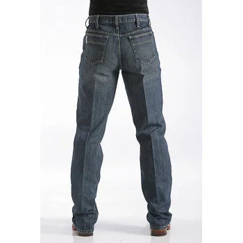 Plus Size Men's Relaxed Fit Jeans with a Tapered Leg for a Laid - Back VibeCinch White Label-Dark Wash