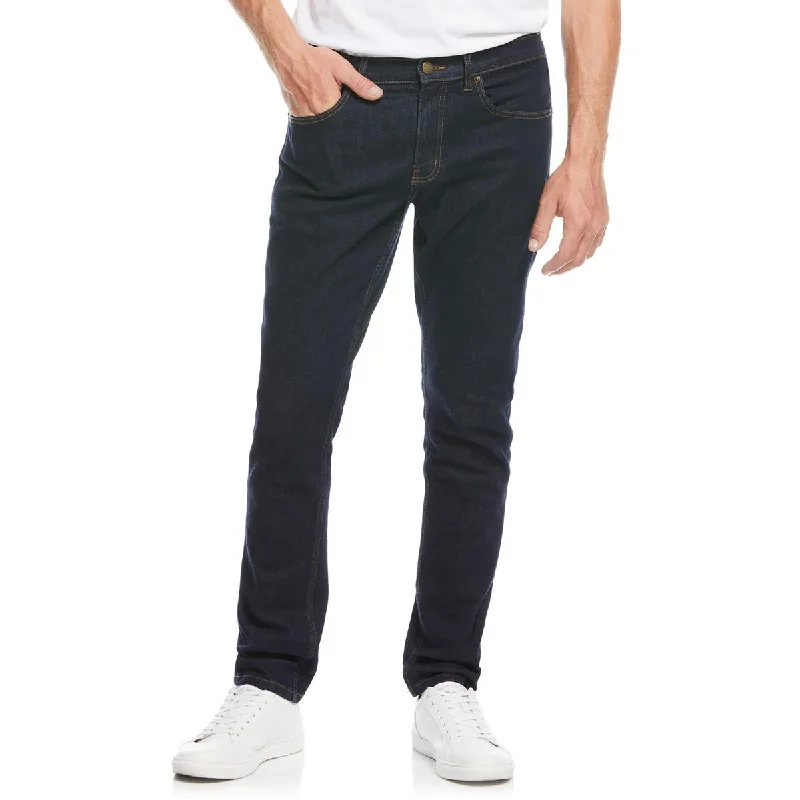 Men's Jeans with a Zip - Off Lower Leg for Convertible StylePerry Ellis Mens Denim Mid-Rise Slim Jeans