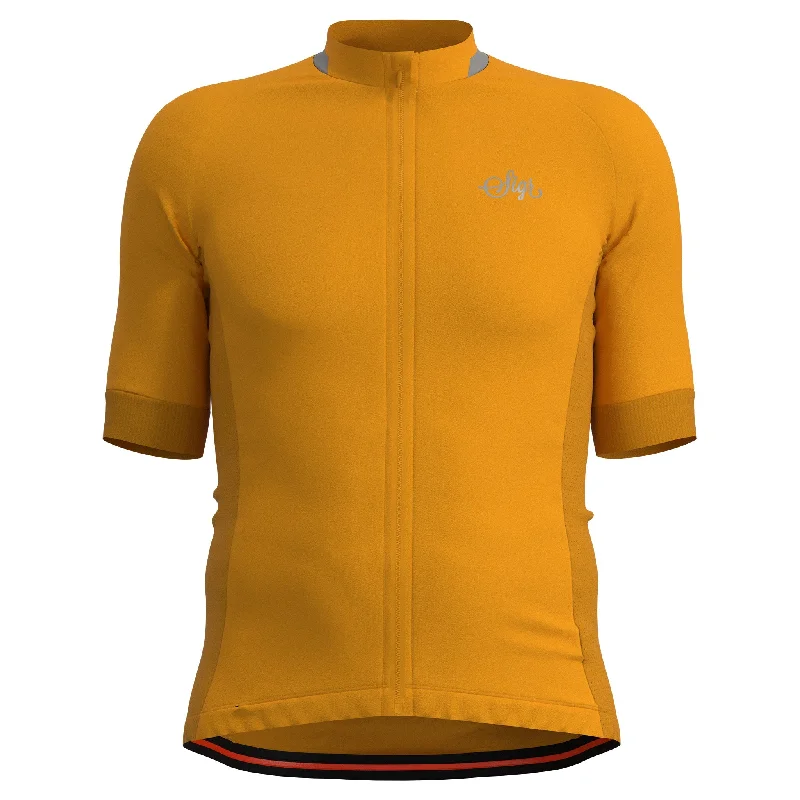 Men's Throwback Tennis Jerseys Inspired by Iconic Matches and PlayersSolros Men's Yellow Cycling Jersey