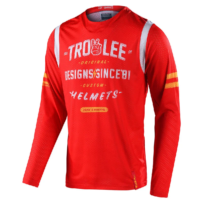 Men's Moisture - Wicking Lacrosse Jerseys with Mesh Panels for Optimal Performance on the FieldGP Air Jersey Roll Out Red