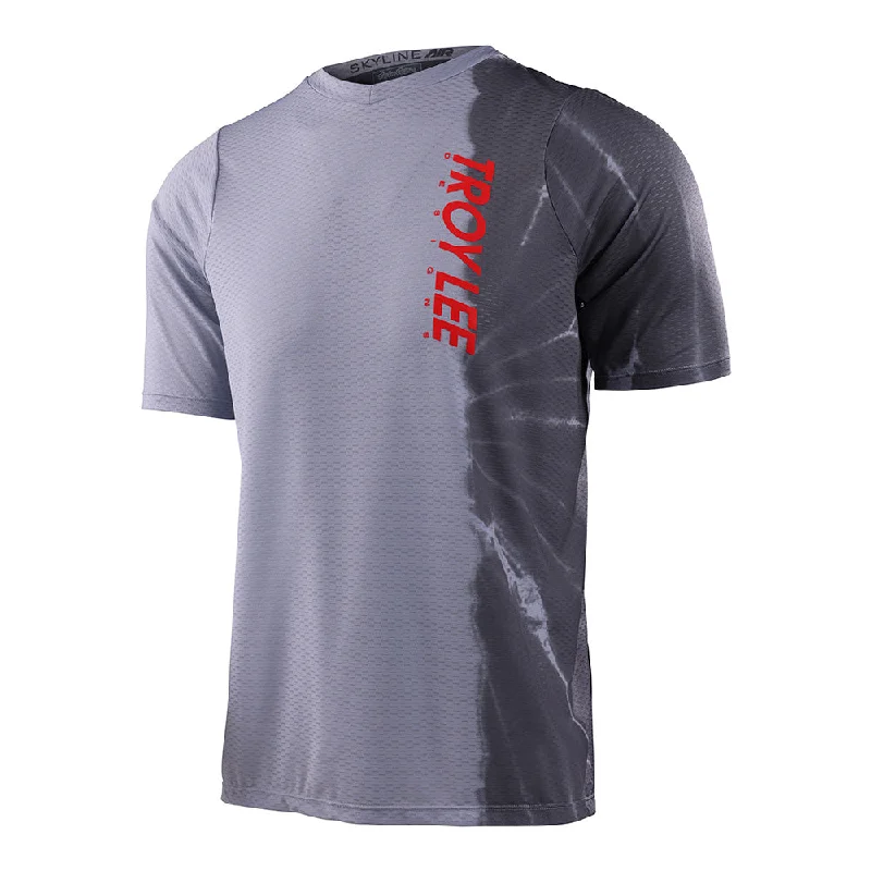 Men's Sustainable Organic Cotton Rugby Jerseys for Eco - Conscious Sports EnthusiastsSkyline Air SS Jersey Half Dye Cement