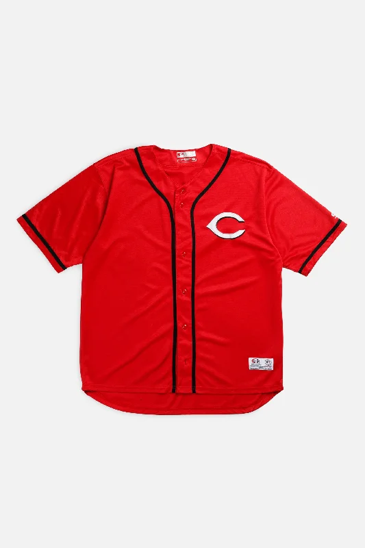 Men's Custom - Embroidered Volleyball Jerseys for Team Uniforms or Personalized GearVintage Cincinnati Reds MLB Jersey - XL