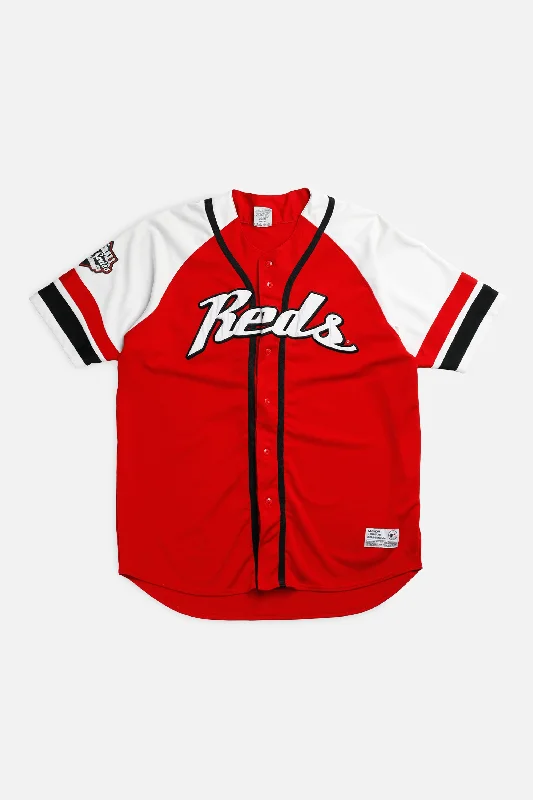 Men's Sustainable Organic Cotton Rugby Jerseys for Eco - Conscious Sports EnthusiastsVintage Cincinnati Reds MLB Jersey - XXL