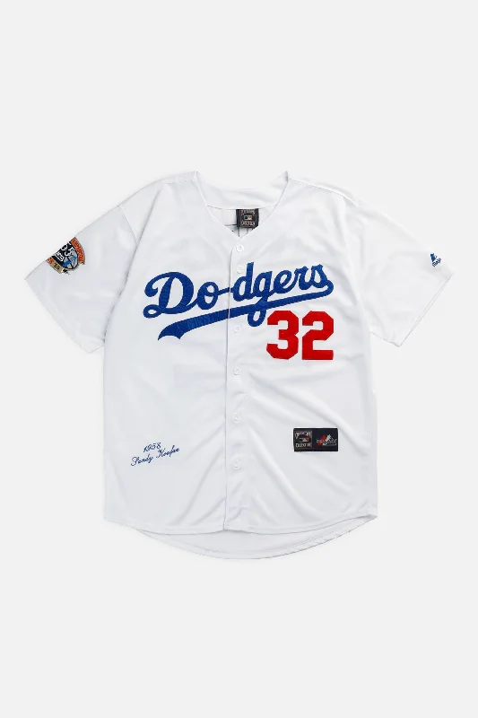 Men's Moisture - Wicking Golf Jerseys with UV Protection for Comfortable Rounds on the CourseVintage LA Dodgers MLB Jersey - L