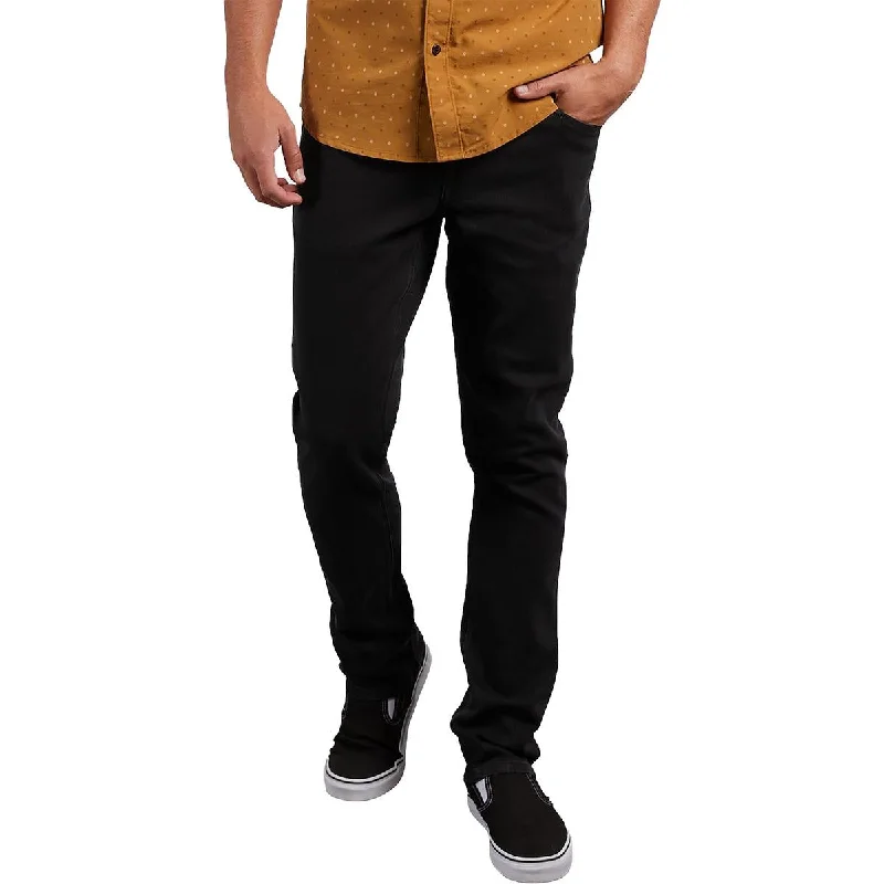 Men's Jeans with a Cargo - Inspired Knee Pocket for Extra StorageVolcom Mens Solid Stretch Straight Leg Jeans