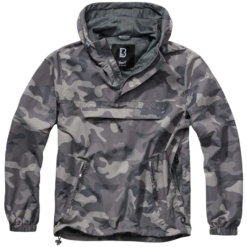 Men fleece thermal shirts for layering in winterBrandit Summer Windbreaker Jacket Grey Camo