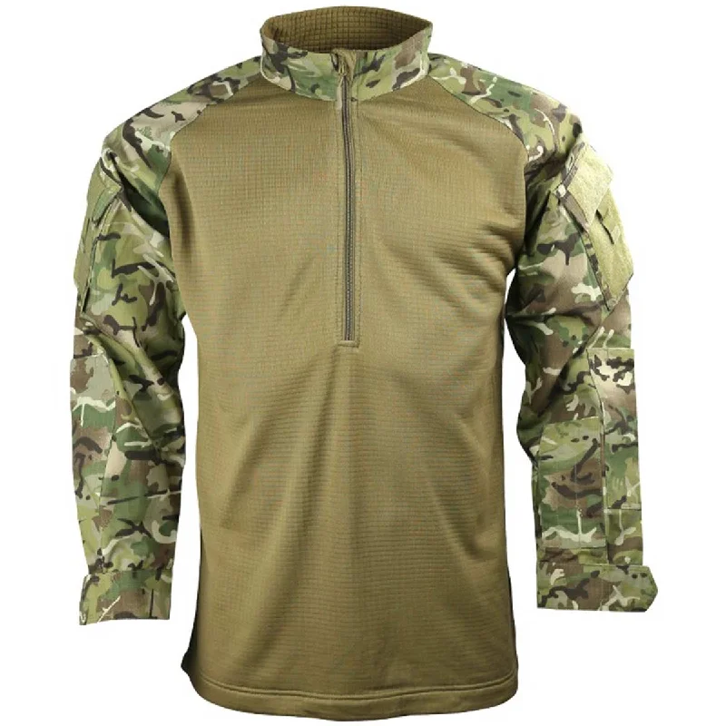 Men fleece - trimmed ski masks for winter sportsKombat UBACS Tactical Fleece Shirt BTP Camo