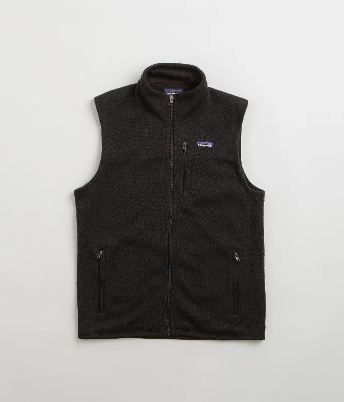 Men fleece - lined work gloves for outdoor laborPatagonia Better Sweater Vest - Black