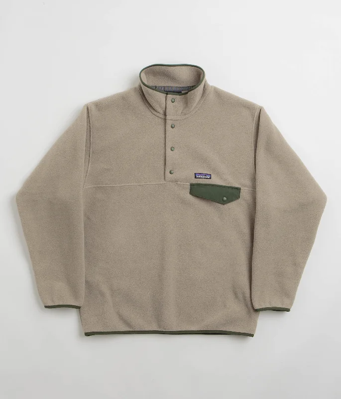 Men fleece - trimmed flannel shirts for a rustic charmPatagonia Synchilla Snap-T Pullover Fleece - Seabird Grey