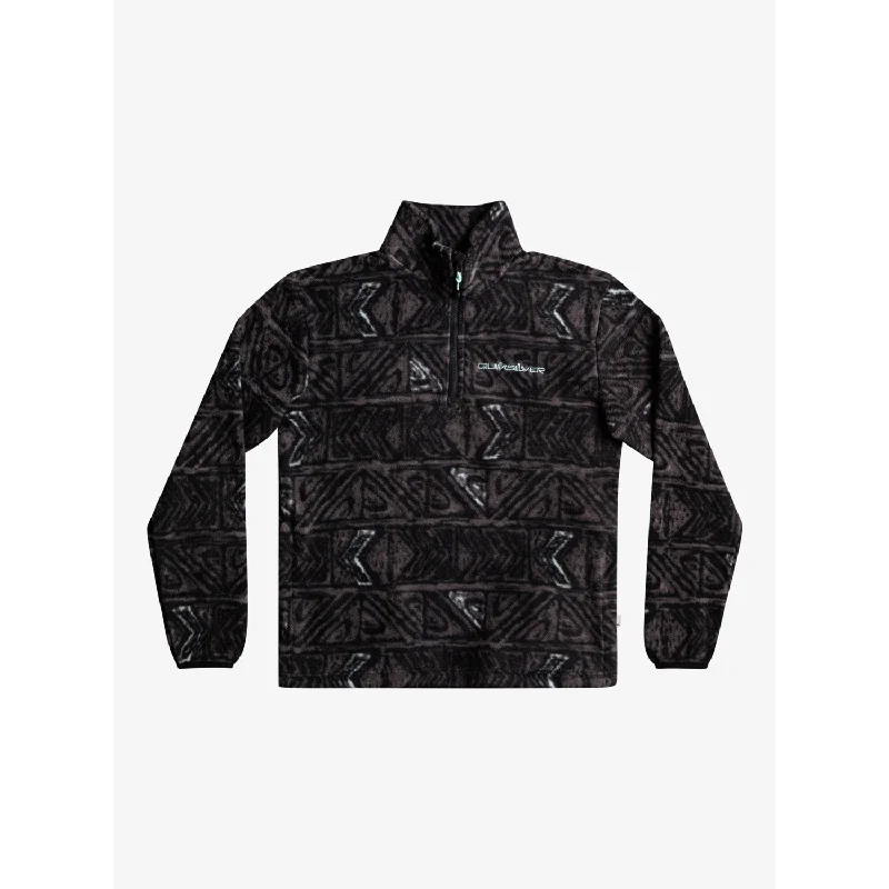 Men fleece - lined denim jackets for a rugged styleQuiksilver Clean Coasts Quarter Zip Print