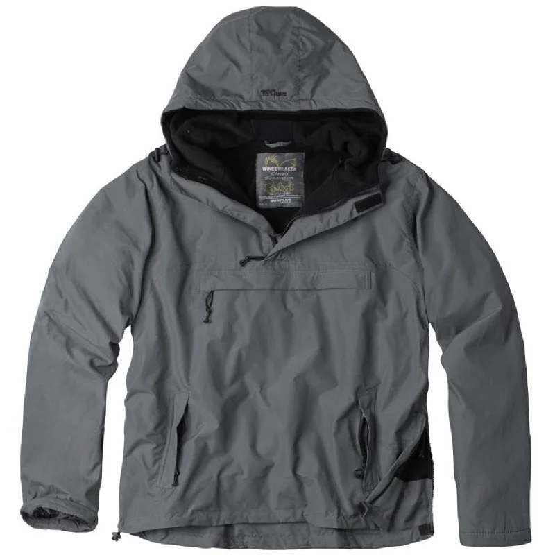 Men fleece - lined leather jackets for a luxurious feelSurplus Windbreaker Jacket Grey