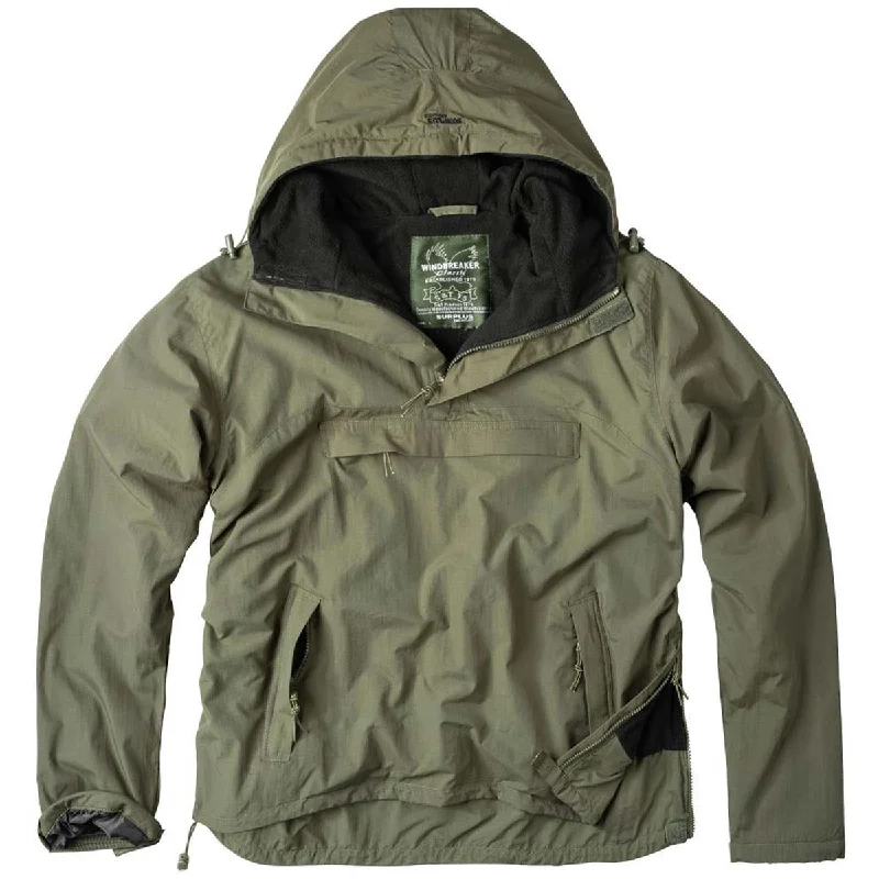 Men fleece - lined trucker hats for a casual lookSurplus Windbreaker Jacket Olive