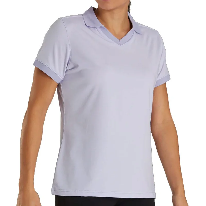 Men's antimicrobial polo shirts for odor - free daily wearFootJoy End on End Open Collar Golf Polo 2021 Women