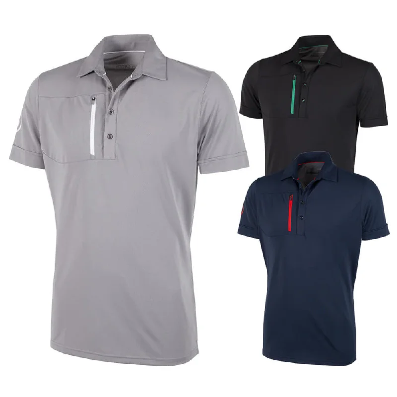 Men's luxury cashmere blend polo shirts in solid colorsGalvin Green Morton Ventil8 Plus Golf Polo 2021