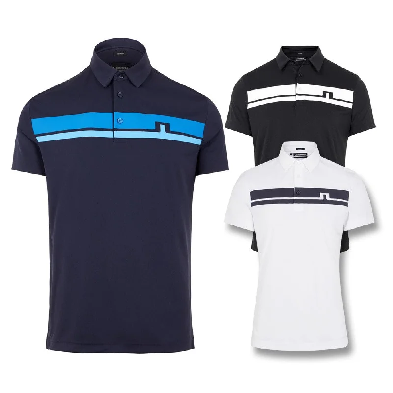 Men's luxury cashmere blend polo shirts in solid colorsJ.Lindeberg Clark Slim Fit Golf Polo 2020