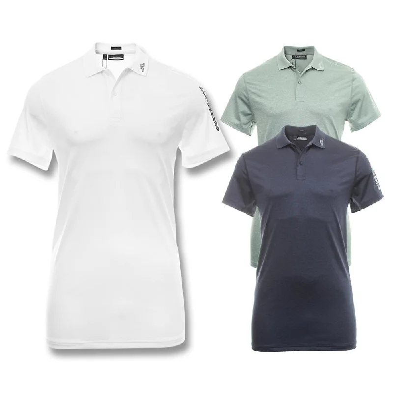 Men's plus size golf polo shirts in moisture wicking fabricJ.Lindeberg Jakob Slim Fit Golf Polo 2021