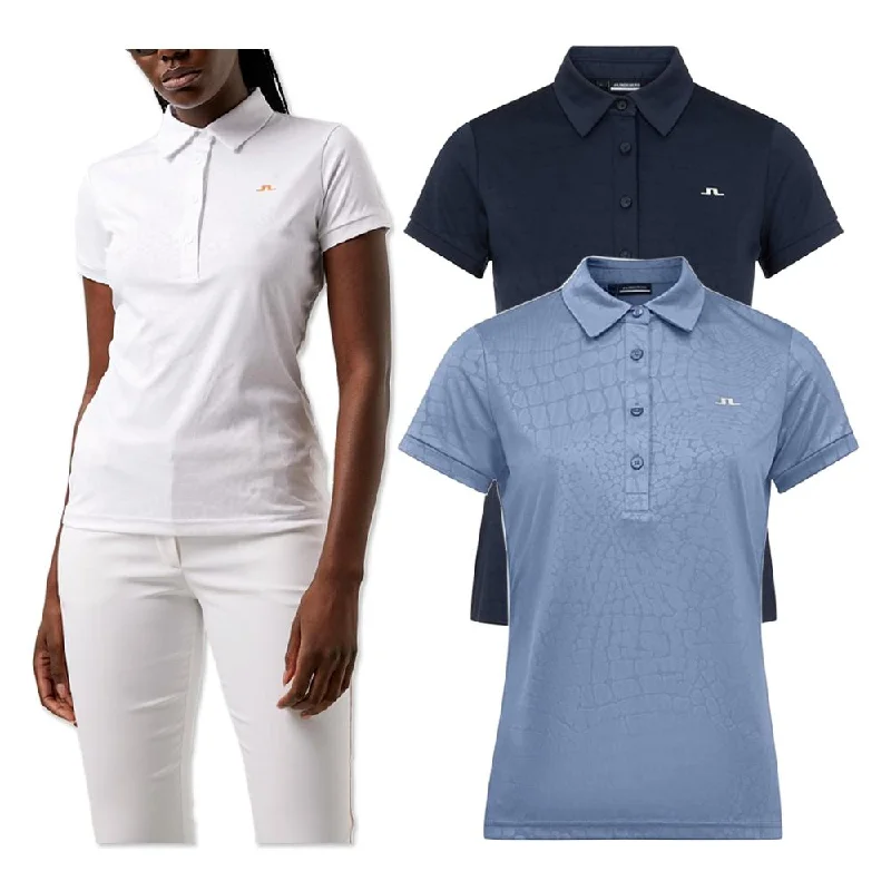 Men's ribbed cuffs and hem polo shirts for a textured lookJ.Lindeberg Rita Golf Polo 2021 Women