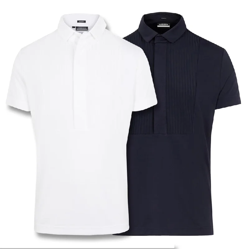 Men's slim fit short sleeve polo shirts with contrast collarsJ.Lindeberg Yanis Regular Fit Golf Polo 2020