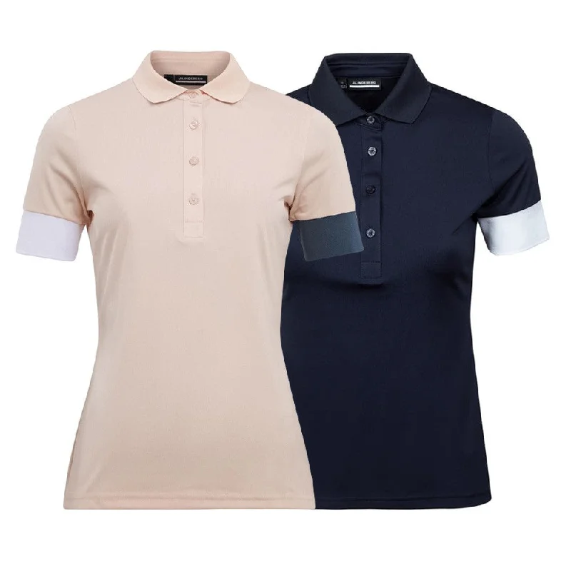 Men's luxury cashmere blend polo shirts in solid colorsJ.Lindeberg Yasmin Golf Polo 2021 Women