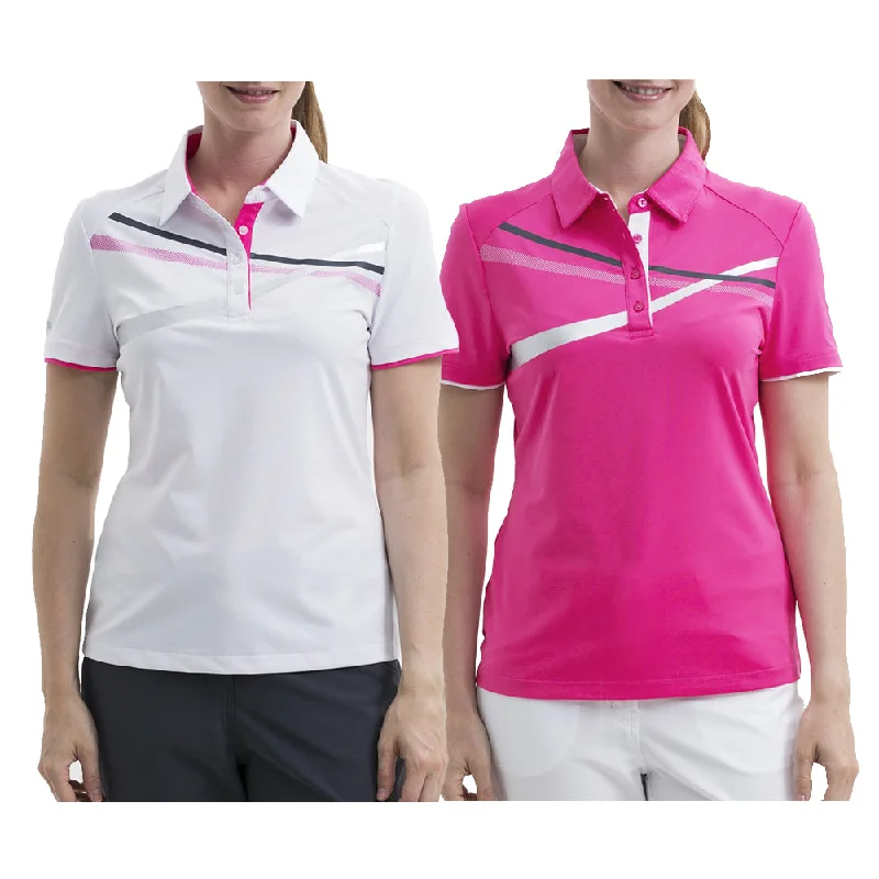 Men's budget - friendly basic polo shirts in multiple colorsNivo Felicia Golf Polo 2018 Women