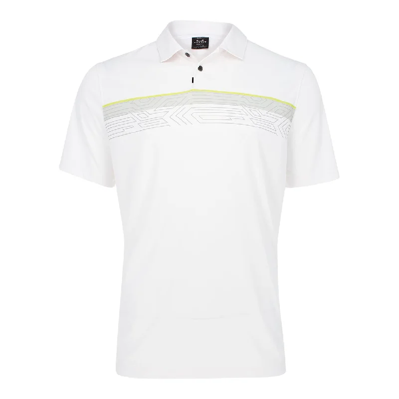 Men's high - collar polo shirts with a modern twistOakley Print Layer Stripe Golf Polo 2021