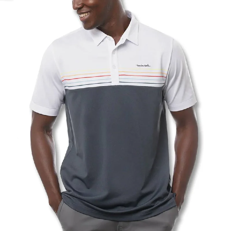 Men's antimicrobial polo shirts for odor - free daily wearTravisMathew Finally Friday Golf Polo 2021