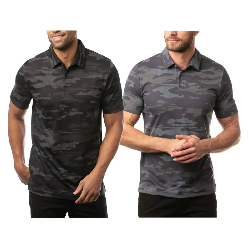 Men's high - collar polo shirts with a modern twistTravisMathew Nip In The Air Golf Polo 2021