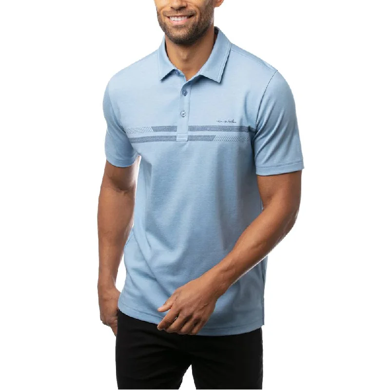 Men's long sleeve classic fit polo shirts with embroidered logosTravisMathew Sandler Golf Polo 2021