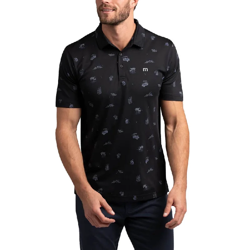 Men's vintage - inspired retro polo shirts with unique patternsTravisMathew Tikehau Island Golf Polo 2020