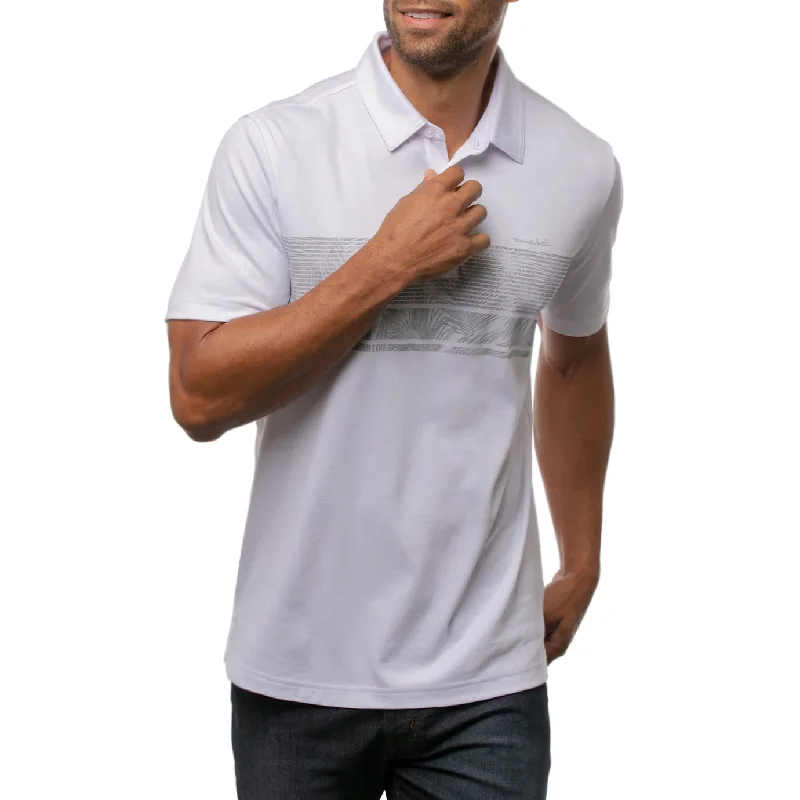 Men's slim fit short sleeve polo shirts with contrast collarsTravisMathew VIP Access Only Golf Polo 2021