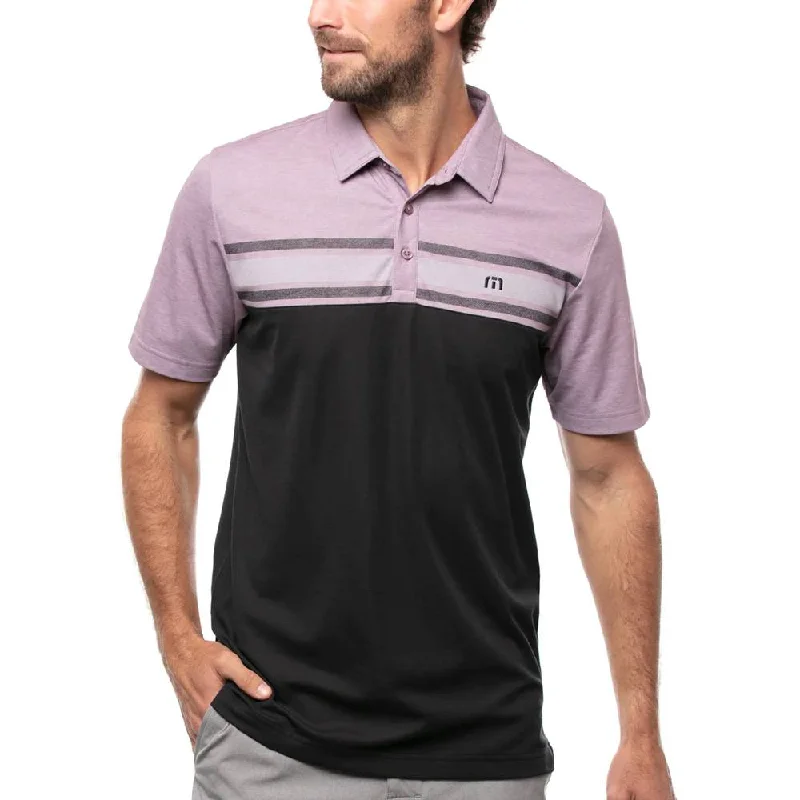 Men's long sleeve classic fit polo shirts with embroidered logosTravisMathew We Have Fun Golf Polo 2021