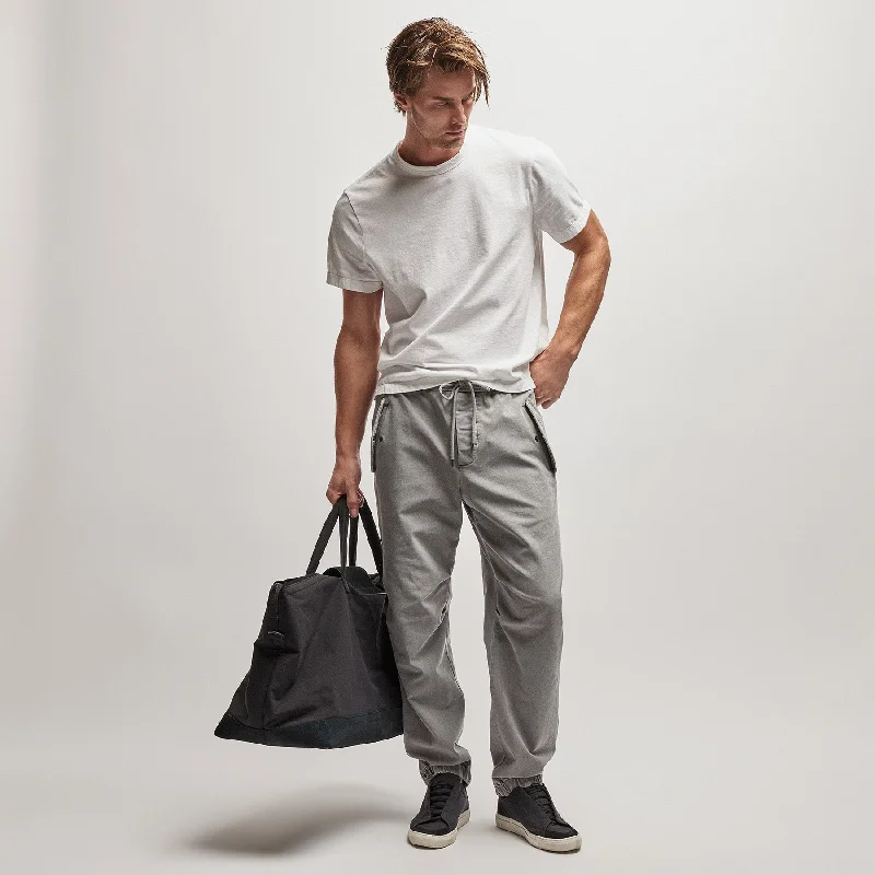 Cotton Terry Flight Pant - Silver Grey Pigment