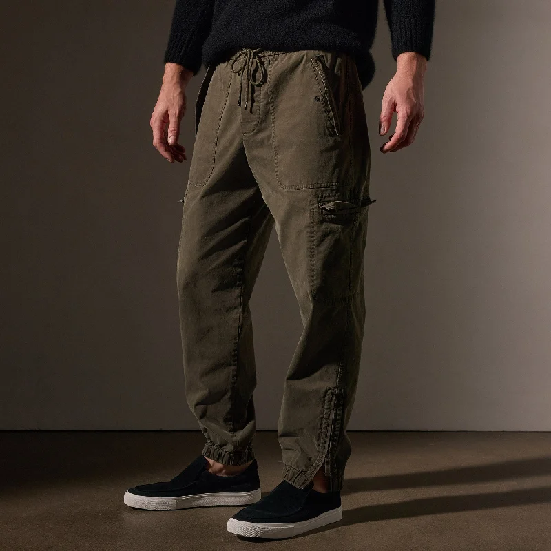 Multi Pocket Flight Pant - Army Green Pigment