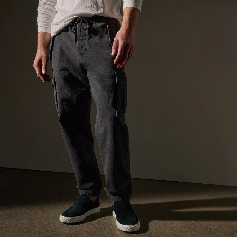 Woven Terry Cargo Pant - Magma Pigment