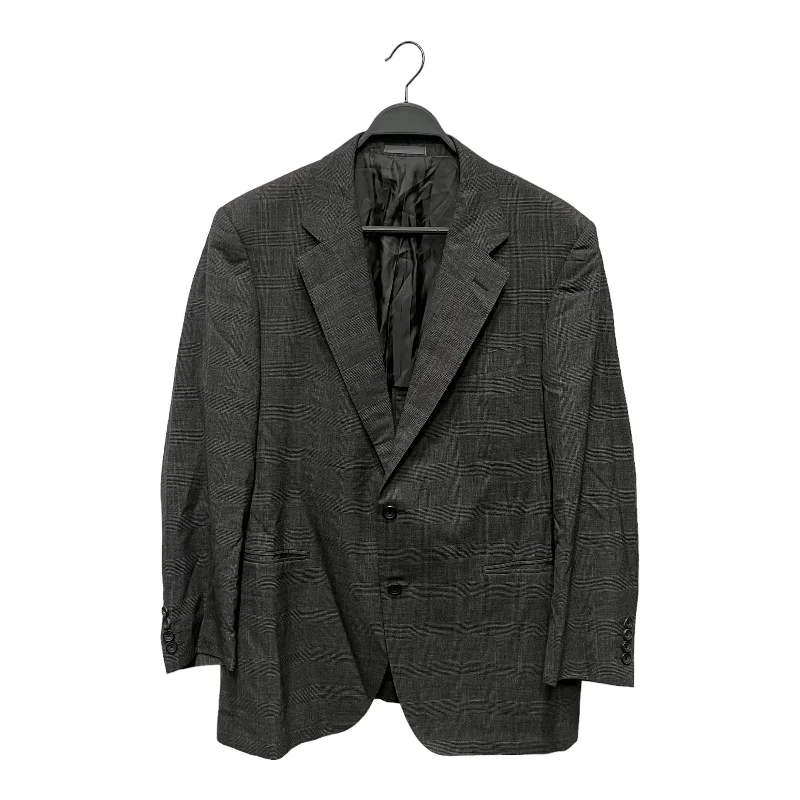 Stylish men coats with a double - breasted design for a formal lookBURBERRYS/Tailored Jkt/Gray/Wool/