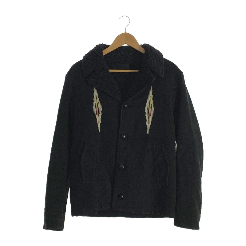 Men coats with a drawstring waist for a customizable fitNUMBER (N)INE/Jacket/3/Black/Cotton/