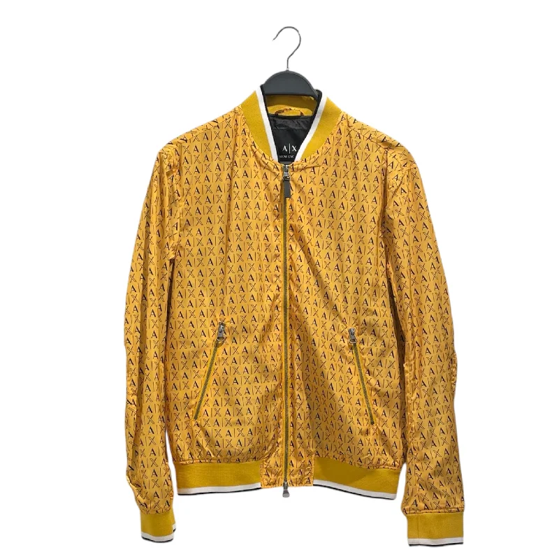 Men coats with a quilted pattern for added texture and warmthARMANI EXCHANGE/Jacket/M/Yellow/Polyester/6GZB59/