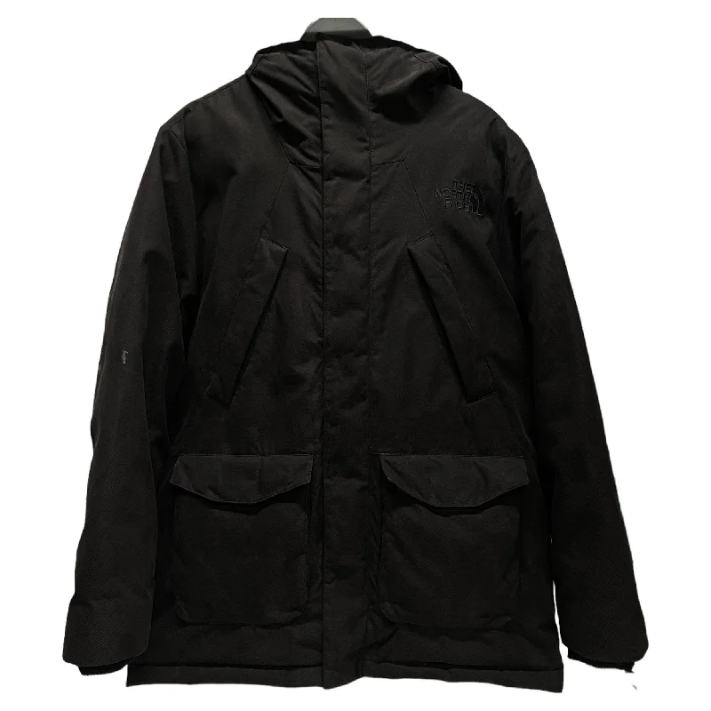 Men coats with a zip - out lining for easy cleaning and versatilityTHE NORTH FACE/Coat/L/Polyester/BLK/