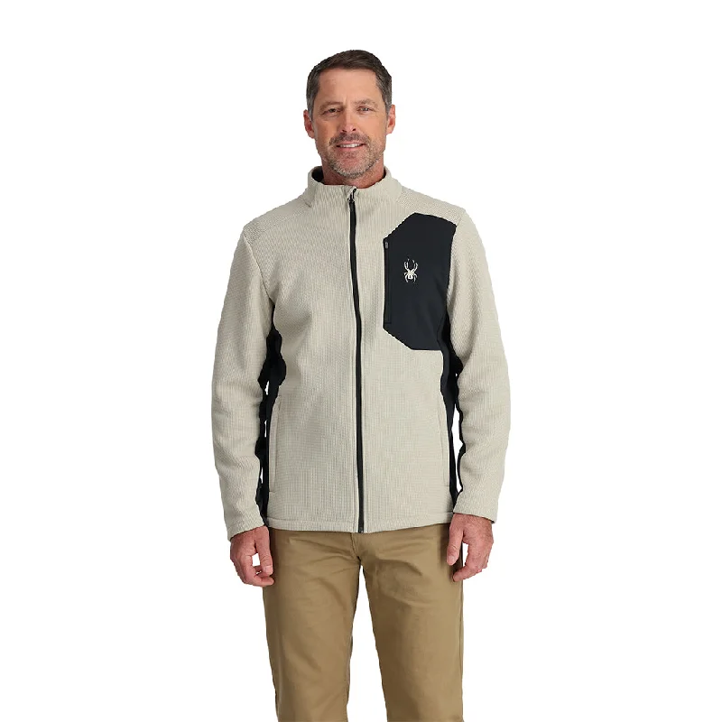 Plus - size men jackets with adjustable drawstrings for a comfortable fitMens Bandit Full Zip - Sandstorm