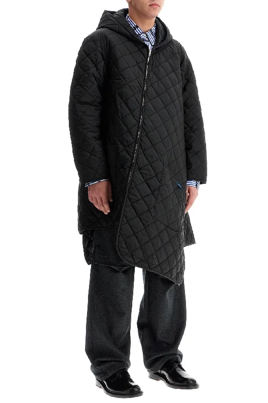 Men coats with a drawstring waist for a customizable fitComme Des Garcons Shirt Quilted Asymmetrical