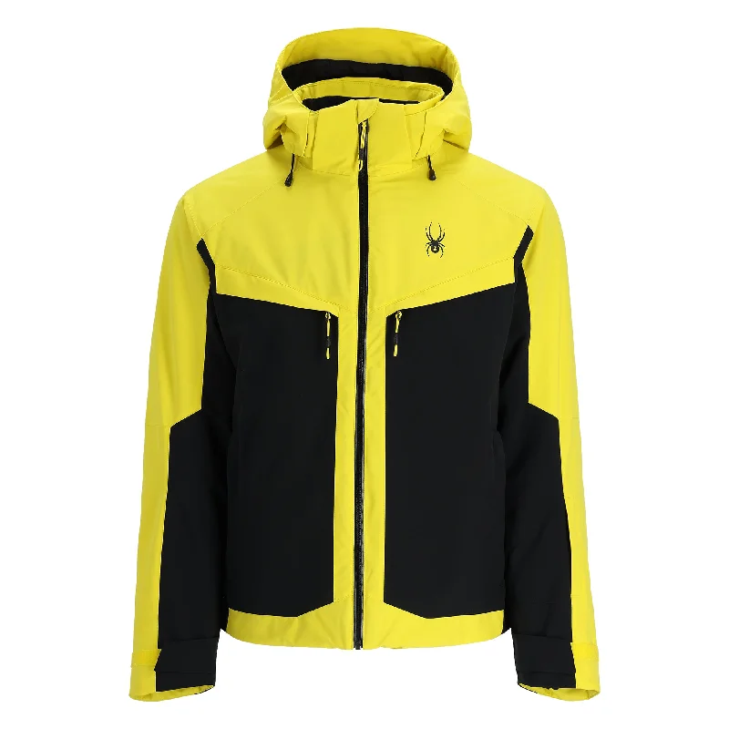 Performance - driven men jackets with breathable fabric for sportsMens Copper - Acid Yellow