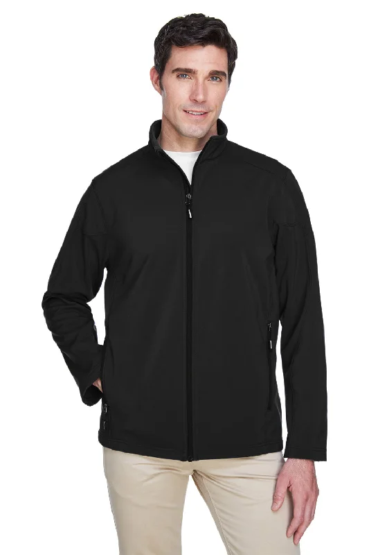 Plus - size men jackets with adjustable drawstrings for a comfortable fitCore 365 Mens Cruise Water Resistant Full Zip Jacket - Black